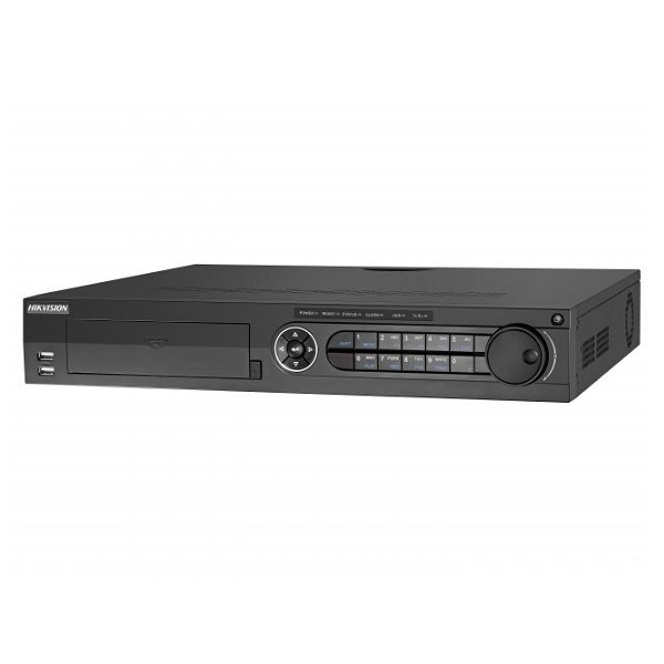 DS-8124HQHI-K8 24-канальный гибридный HD-TVI регистратор для аналоговых, HD-TVI, AHD и CVI камер + 16 каналов IP@6Мп (до 40 каналов с полным замещением аналоговых каналов)