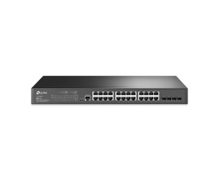 TP-Link TL-SG3428 V1 JetStream 24‑портовый гигабитный управляемый коммутатор уровня 2+ с 4 SFP‑слотами