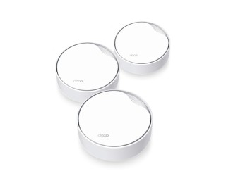 TP-Link Deco X50-PoE (3-Pack) бесшовный Wi-Fi роутер (Mesh-система) с поддержкой PoE