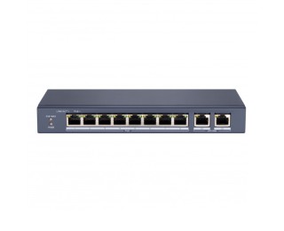 DS-S1008P коммутатор неуправляемый 2 LAN - 8 PoE