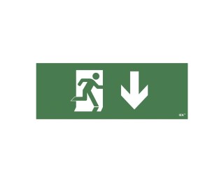 Этикетка самоклеящаяся 240х90мм "Фигура/стрелка вниз" (LPC10-1-24-09-FNIZ)