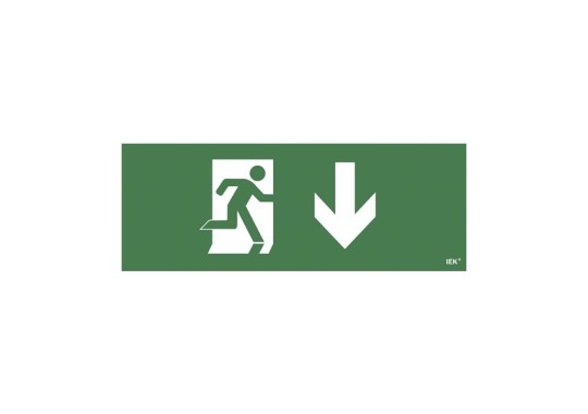 Этикетка самоклеящаяся 240х90мм "Фигура/стрелка вниз" (LPC10-1-24-09-FNIZ)