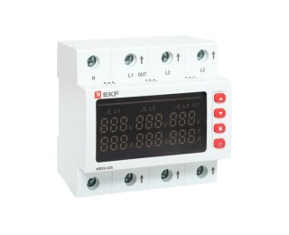 Трехфазное реле напряжения и тока с дисп. MRVA 63A MRVA-3-63A-v2