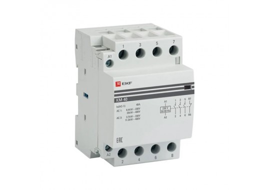 Контактор модульный КМ 40А 3NО+NC (3 мод.) EKF PROxima