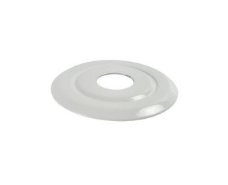 Цоколь плоский 1/2" ROS 0371 PWS белый (металл)