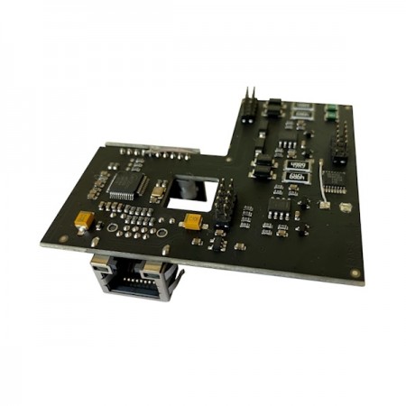 Плата расширения E09.1 (Ethernet, RS-485, 4 токовых входа, беспроводные устройства Риэлта) для контроллеров CCU825
