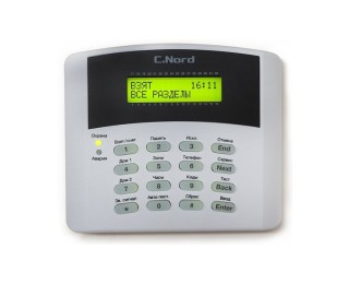 K16-LCD проводная клавиатура для контрольных панелей серии Норд, Hunter, Captain