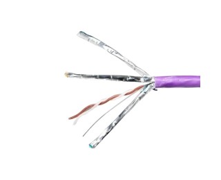 U/FTP 4PR CAT6A AWG23 LSZH 500МГц INDOOR кабель экранированный витая пара