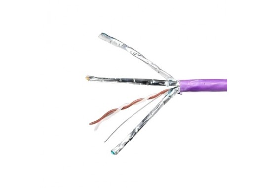 U/FTP 4PR CAT6A AWG23 LSZH 500МГц INDOOR кабель экранированный витая пара