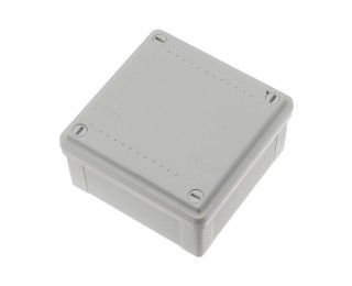 Коробка распаечная пластиковая без сальников IP56, 100х100х50мм