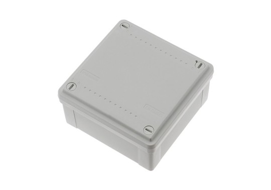 Коробка распаечная пластиковая без сальников IP56, 100х100х50мм