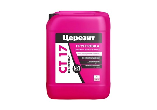Грунт Церезит СТ 17 Transparent глубокого проникновения
