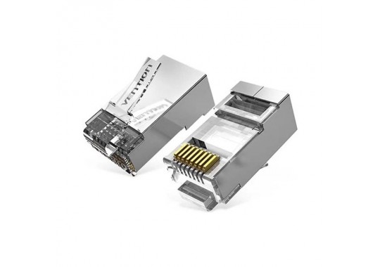 Vention RJ45 8P8C cat.6A FTP соединитель экранированный