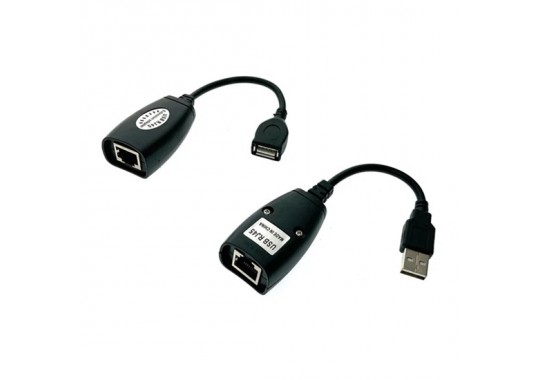 USB 2.0 удлинитель по витой паре (RJ45) до 30м