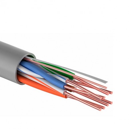 UTP 4PR 24AWG CAT5e 4х2x0.48 мм INDOOR неэкранированная витая пара