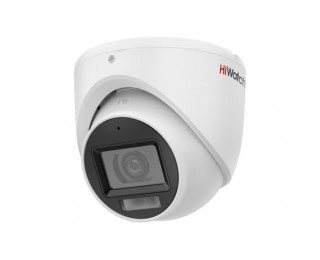 DS-T503A(B) уличная купольная HD-TVI камера 5Мп с гибридной подсветкой EXIR/LED до 30/20м и встроенным микрофоном