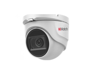 DS-T803(B) уличная купольная HD-TVI камера 8Мп (4K) с EXIR-подсветкой до 30м