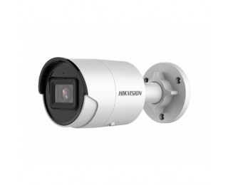 DS-2CD2043G2-IU уличная цилиндрическая IP-камера 4Мп с  ИК-подсветкой до 40м и встроенным микрофоном