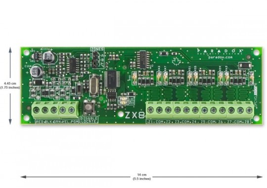 SP-ZX8 расширитель на 8 (8х2) проводных зон