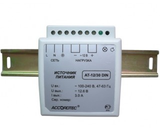 AT-12/30 DIN стабилизированный блок питания DC 12.6В, 3А