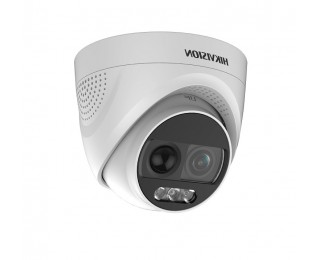DS-2CE72DFT-PIRXOF28 (2.8мм) уличная купольная HD-TVI камера 2Мп с LED-подсветкой до 20м и встроенной сиреной