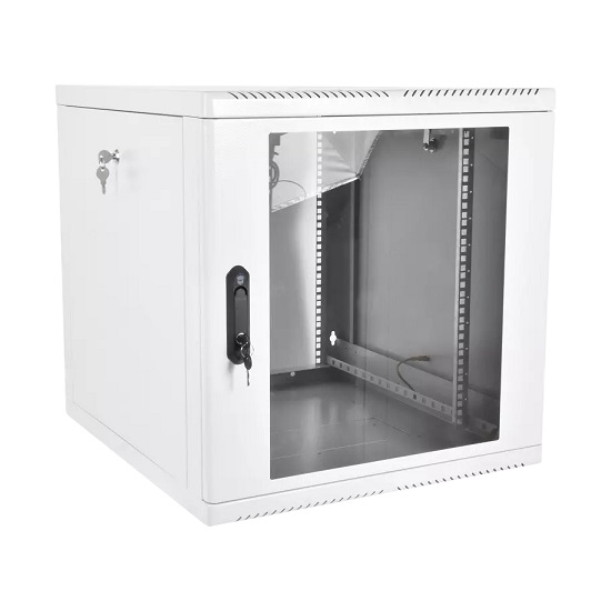 ШРН-М-9.500 шкаф телекоммуникационный 9U (600x520), съемные стенки, дверь стекло