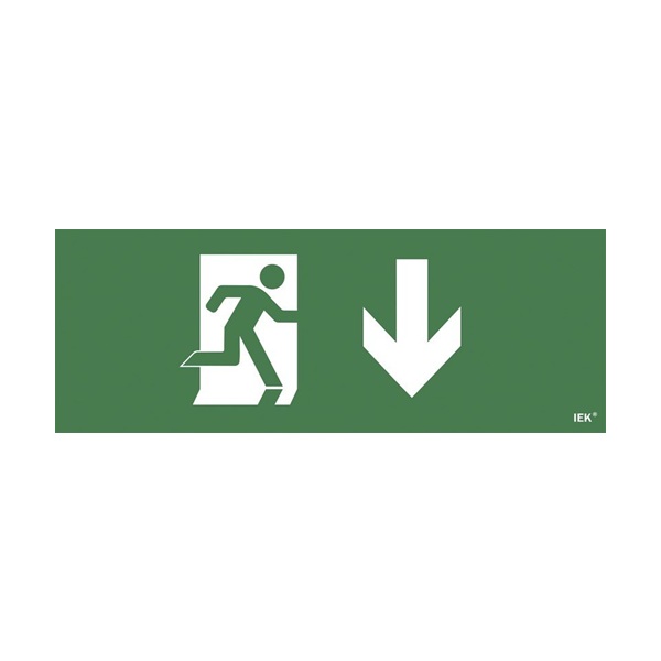 Этикетка самоклеящаяся 350х130мм "Фигура/стрелка вниз" (LPC10-1-35-13-FNIZ)