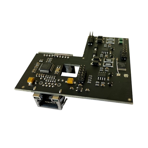 Плата расширения E09.1 (Ethernet, RS-485, 4 токовых входа, беспроводные устройства Риэлта) для контроллеров CCU825