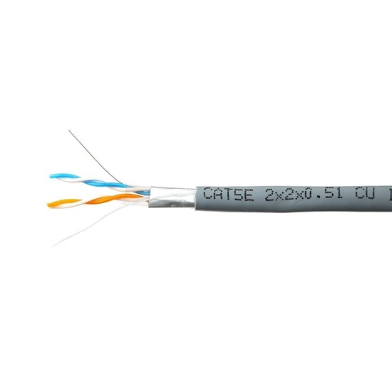 FTP 2x2x0,5 CAT5e INDOOR кабель экранированный витая пара