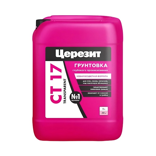 Грунт Церезит СТ 17 Transparent глубокого проникновения