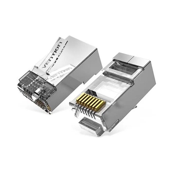 Vention RJ45 8P8C cat.6A FTP соединитель экранированный