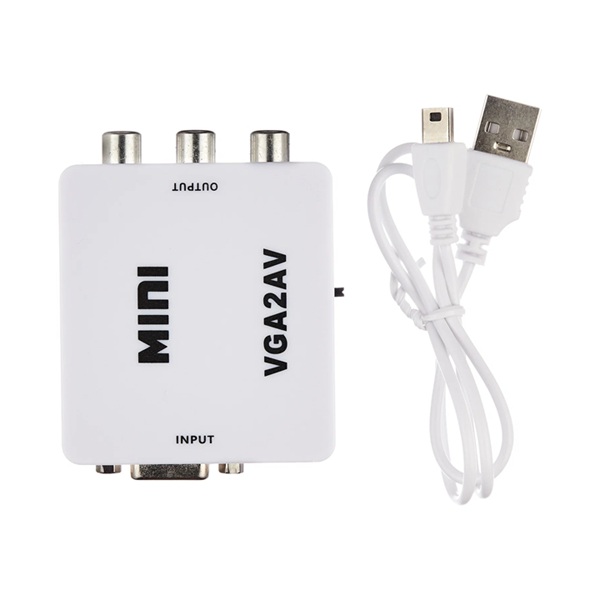 VGA - AV RCA CVSB L/R переходник (адаптер)