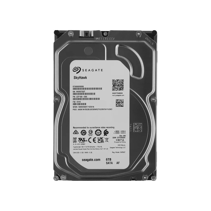 Жесткий диск Seagate Skyhawk ST6000VX008, 6ТБ, HDD, SATA III, 3.5"