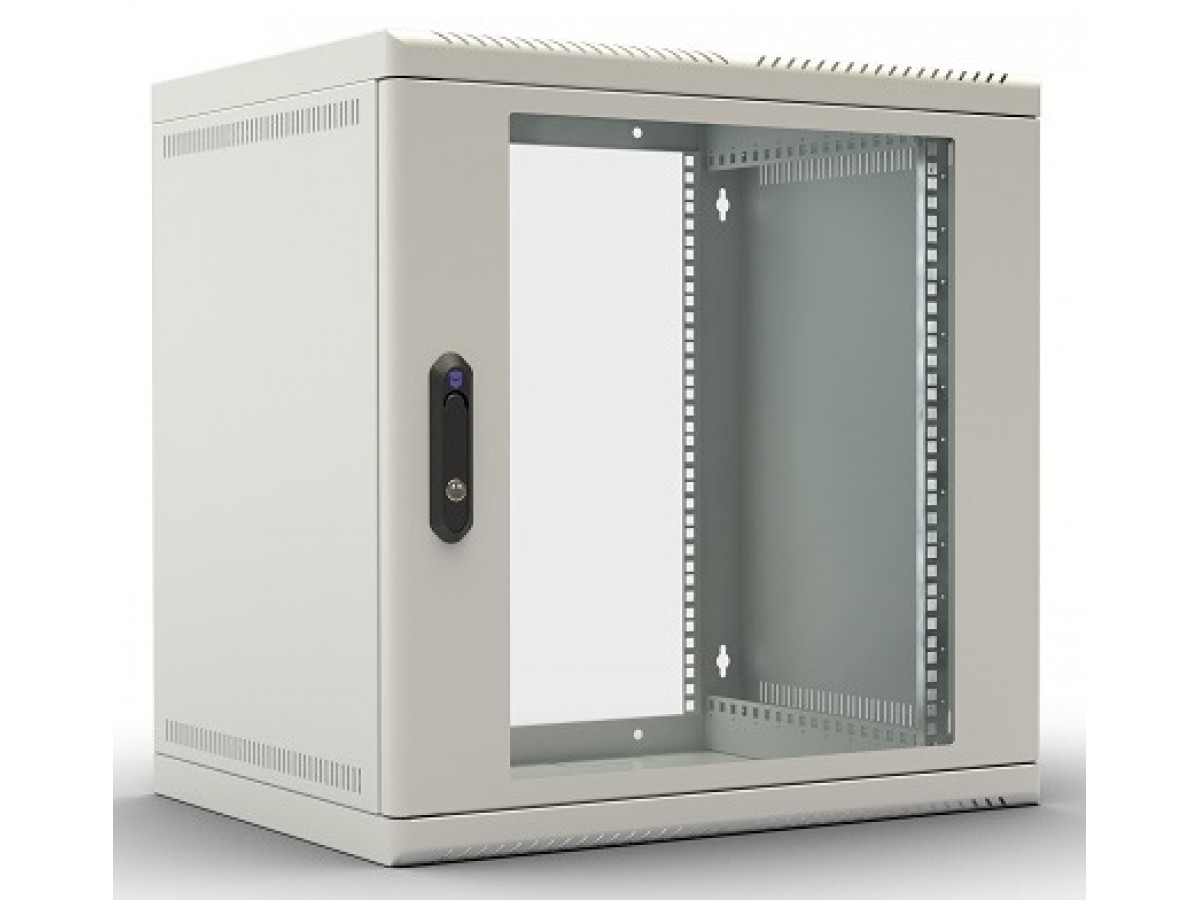ШРН-9.480 шкаф телекоммуникационный настенный 9U (600 × 480) дверь стекло